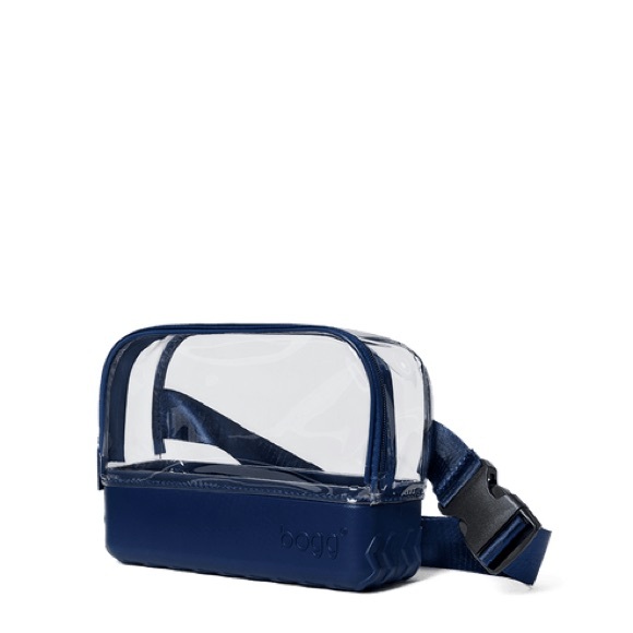 NWT Bogg Stadium Bag Navy Clear and Stadium-Approved Crossbody Beltbag Fannypack - Picture 3 of 3